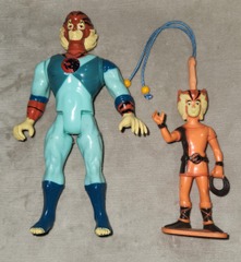 1985 TYGRA • COMPLETE CHILDBRO • WILY KAT COMPANION • VINTAGE LJN THUNDERCATS complete with bola